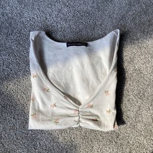 White floral Gina top